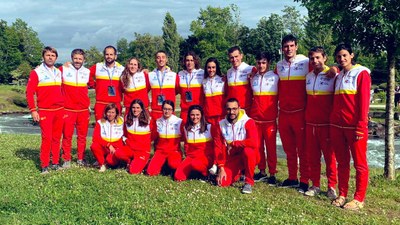 Equip estatal d'eslàlom (Foto: RFEP)