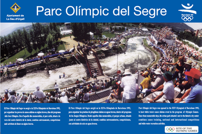 El Parc del Segre rep la distinció 'Site of the Olympic Games'
