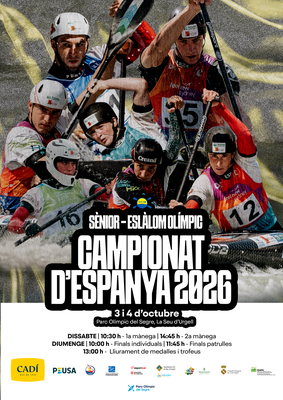 El Parc del Segre reuneix els millors palistes del Campionat d'Espanya d'Eslàlom