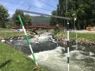 Entrenaments al Ràfting Parc, aquesta setmana (Canoe Slalom Seu)