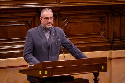 Intervenció de Jordi Fàbrega al Parlament