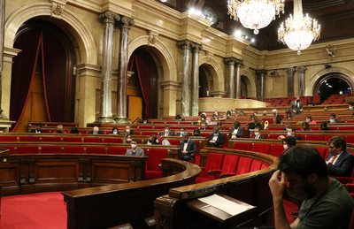 Debat al Parlament de Catalunya, aquest dijous (Foto: ACN)