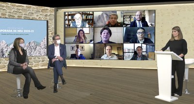 Presentació telemàtica de la temporada d'esquí 2020-2021 a la demarcació de Lleida (DdL)