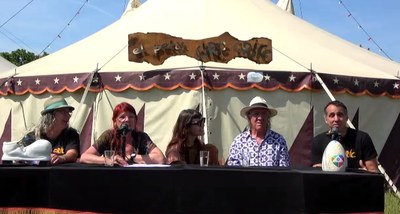 Roda de premsa de presentació de la gira del Petit Circ Cric per deu pobles del Pirineu (Foto: ACN)