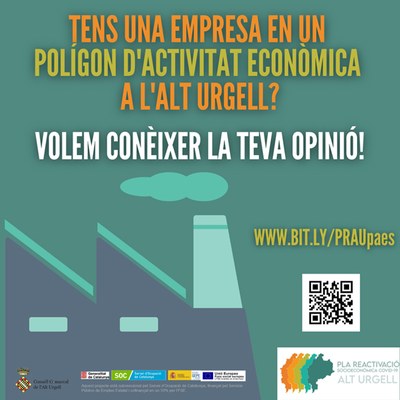 Pla de Reactivació Econòmica de l'Alt Urgell
