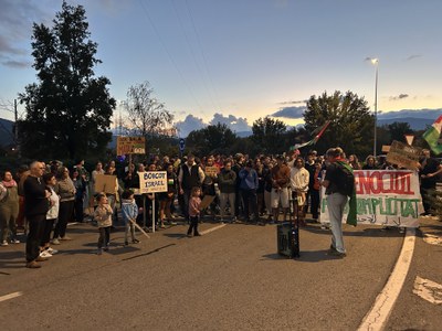 Manifestació de suport a Palestina a la Seu d'Urgell, el 15 d'octubre de 2025 (Foto d'arxiu)