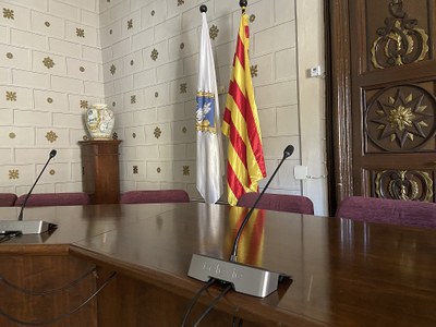 Sala de plens de l'Ajuntament de la Seu d'Urgell