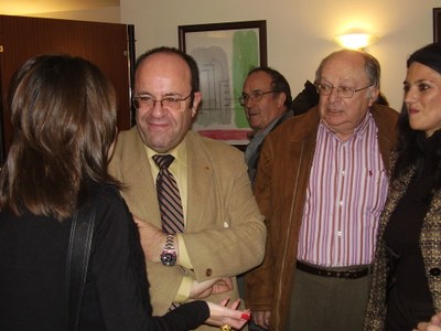 Rafael Luna, a l'assemblea del PP de l'Alt Urgell