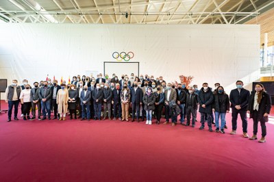 Acte de suport a la candidatura Pirineus-Barcelona 2030 (Foto: CGA)