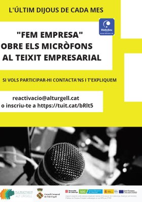 El programa 'Fem empresa' obre els micròfons al teixit empresarial