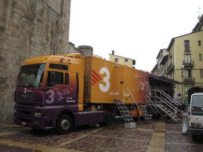 Camió-Plató del programa Divendres de TV3