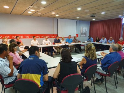 Reunió del PSC de Lleida, Pirineu i Aran
