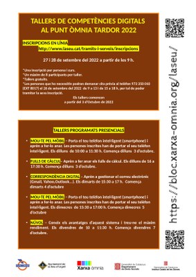 Cursos del Punt Òmnia de la Seu d'Urgell