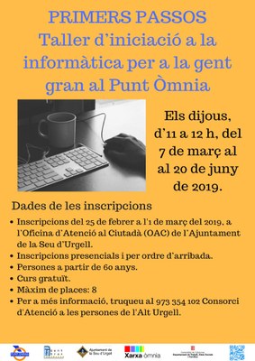 Taller d'informàtica per a gent gran (Punt Òmnia la Seu)