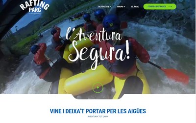 Portal web del Rafting Parc la Seu