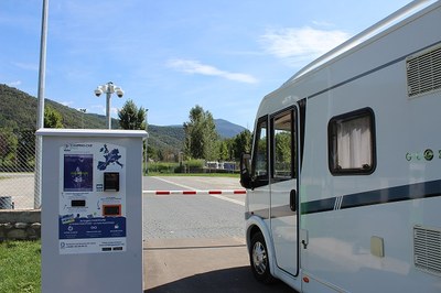 Zona de caravanes a la Seu d'Urgell 