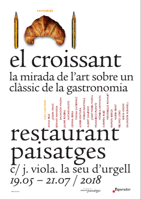 Exposició artística sobre el croissant