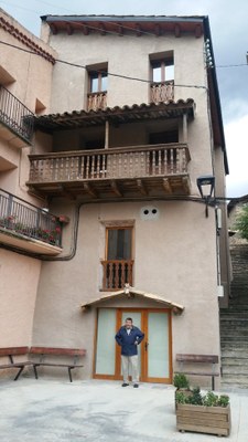 El propietari i ideòleg del sake de Tuixent, Antonio Campins (Foto: ACN)