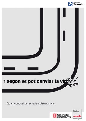 Trànsit - Cartell campanya sensibilització