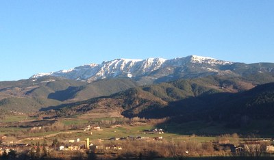 La serra del Cadí, aquest dilluns