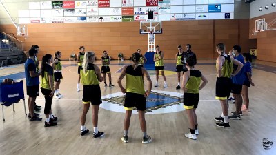 Primer entrenament grupal del Cadí (Foto: Sedis Bàsquet)