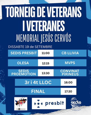 Torneig de Veterans i Veteranes Memorial Jesús Cervós