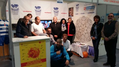 Estand del Sedis Bàsquet a la Fira de Sant Ermengol