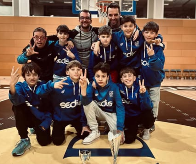 Sedis I+Domo, campió masculí del Torneig de Nadal Mini (Foto: Sedis Bàsquet)