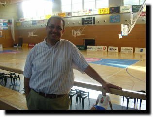 Antoni Ferraz, al Palau d'Esports