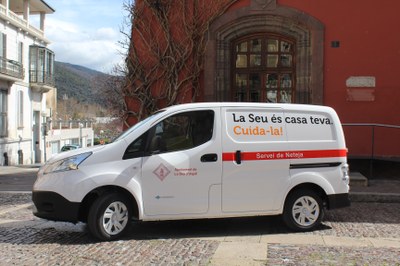 Vehicle elèctric del Servei Municipal de Neteja