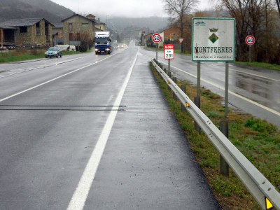 Cruïlla de Montferrer - Sistema de recompte de cotxes