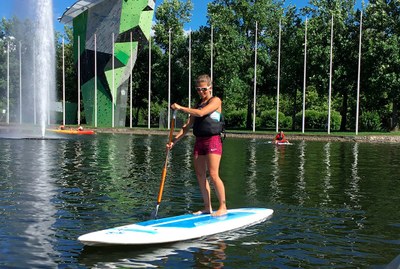 SUP al Parc Olímpic del Segre (Foto: Ràfting Parc)