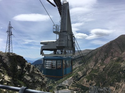 Telefèric d'Estany Gento (Foto: Endesa / arxiu)