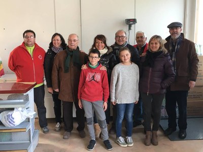 L'Escola Albert Vives ha lliurat els productes a Aliments per la Solidaritat