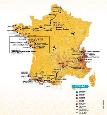 Recorregut del Tour 2018