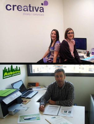 Aubèrria i Creativa, primers usuaris del Viver d'empreses