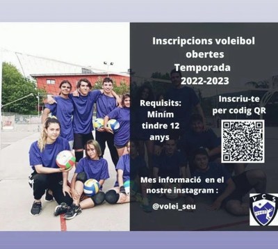 Inscripcions obertes per al Vòlei Club Seu