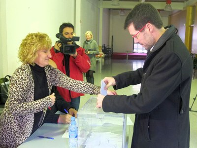 Eleccions 25N - Albert Batalla Votant