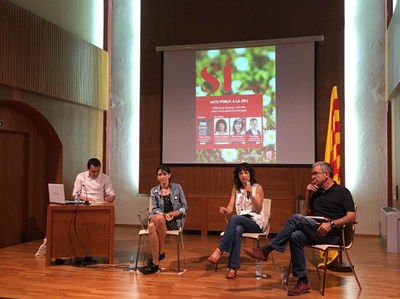Acte públic del PSC a la Seu d'Urgell amb motiu del 26-J