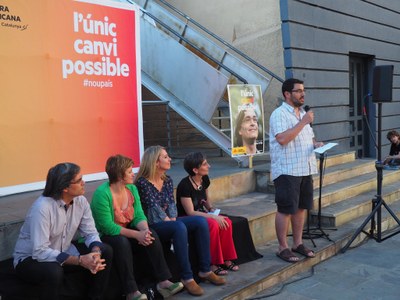 Acte d'ERC a la Seu amb motiu de les eleccions del 26-J