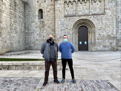 Sergi Torrente i Pau Berdegué, a la Seu d'Urgell