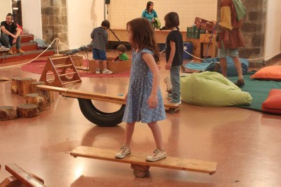 Jocs infantils al Mercat Medieval dels Canonges