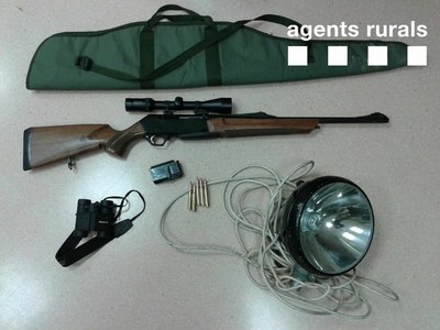 Material intervingut pels agents rurals (Foto: Cos d'Agents Rurals)