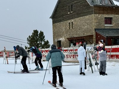 Estrena de la temporada d'esquí a Port Ainé, aquest dijous (Foto: ACN)