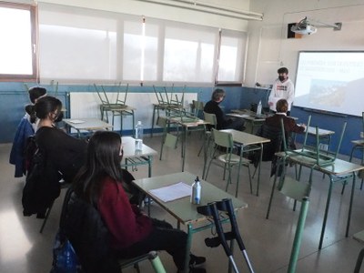 Presentació de treballs de recerca de Batxillerat a l'Institut Joan Brudieu