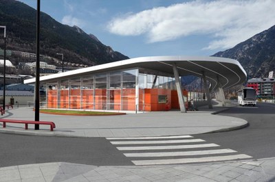 Projecte de la nova estació d'autobusos d'Andorra