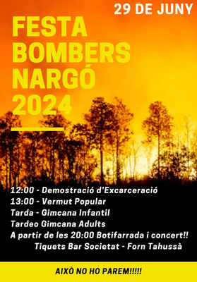 Jornada festiva organitzada pels Bombers Voluntaris de Coll de Nargó