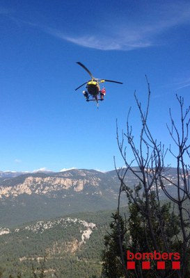 Rescat al Berguedà, a Capolat (Foto: Bombers de la Generalitat)