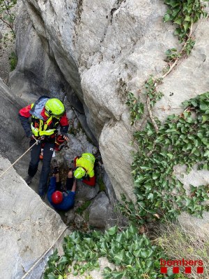 Rescat de muntanya a Fígols i Alinyà, aquest dijous (Bombers Generalitat)