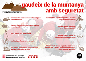 Crida a la precaució a la muntanya